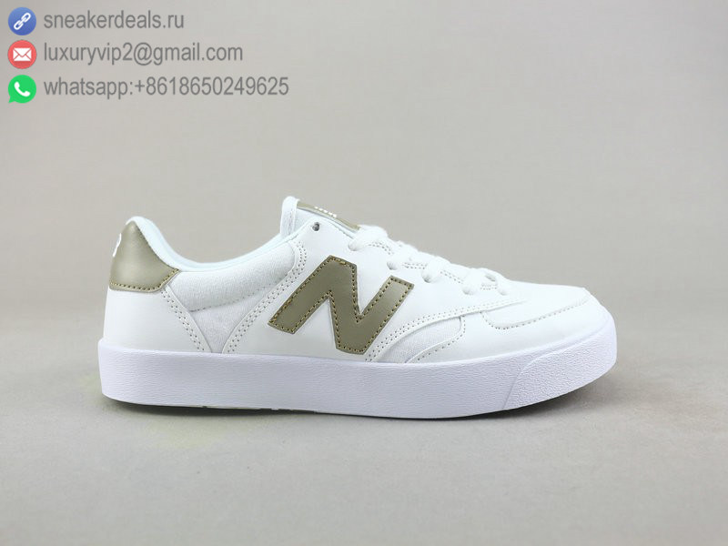 NEW BALANCE GRT300 LOW WHITE GREY GOLD LEATHER UNISEX SKATE SHOES